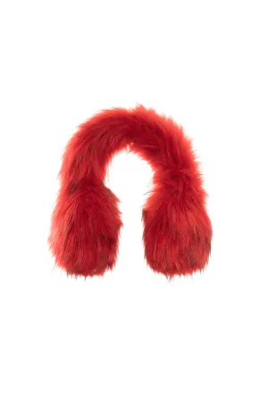Tyler Lambert FURRY MUFF RED