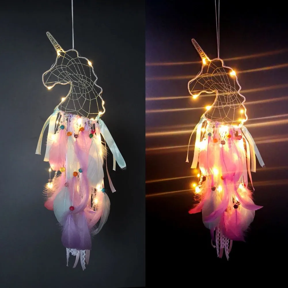 Unicorn Led Dream Catcher