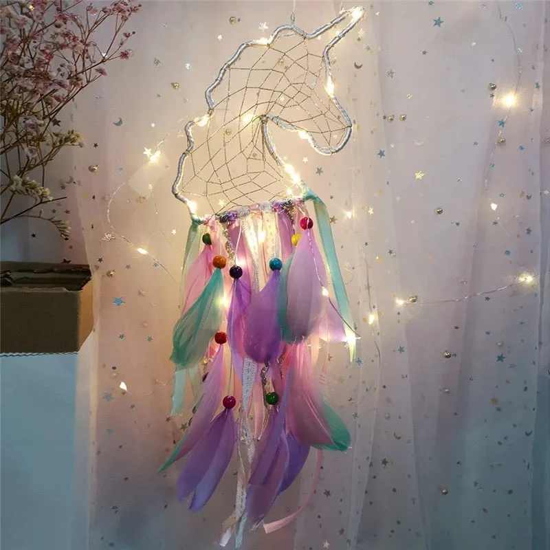 Unicorn Led Dream Catcher