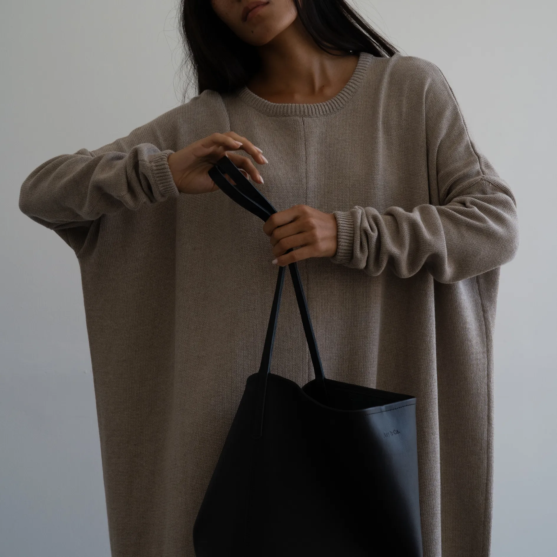 VADA - FAWN Volume Knit Dress