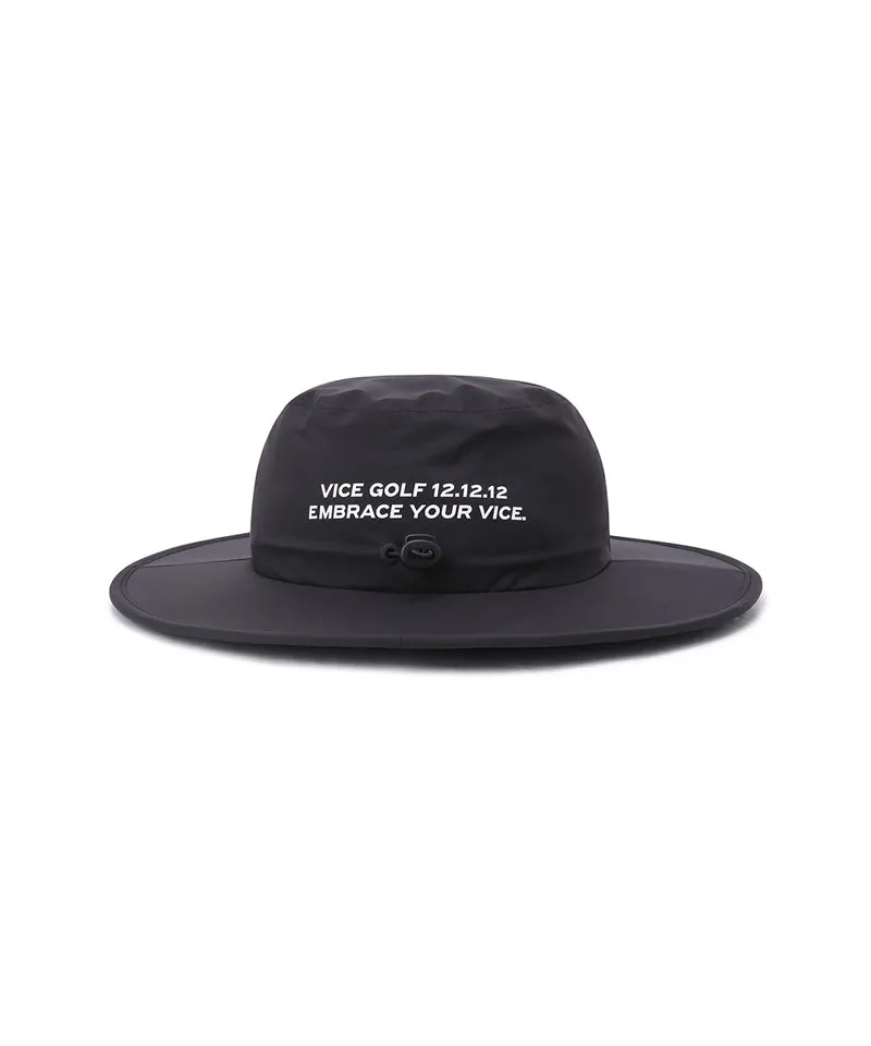 Vice Golf Atelier Water Proof Bucket Hat - Black