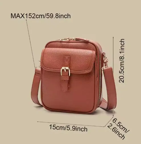Vintage Large Capacity Messenger Leather Bag With 10 card inserts Casual Backpack Men Women's Bag Retro Backpack Large Capacity Travel