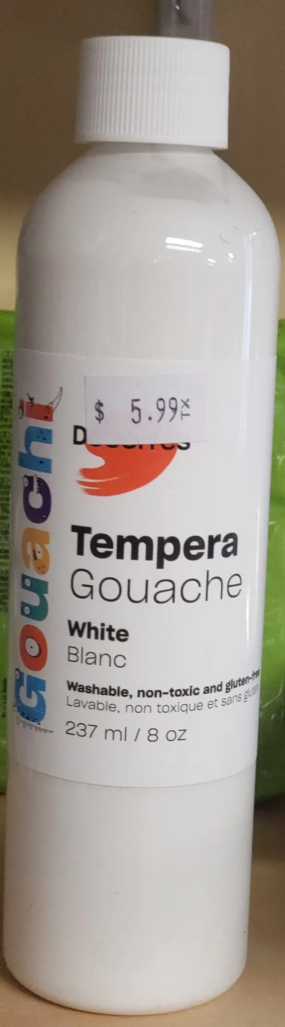 Washable Tempera