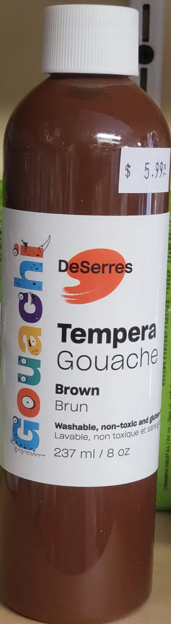 Washable Tempera