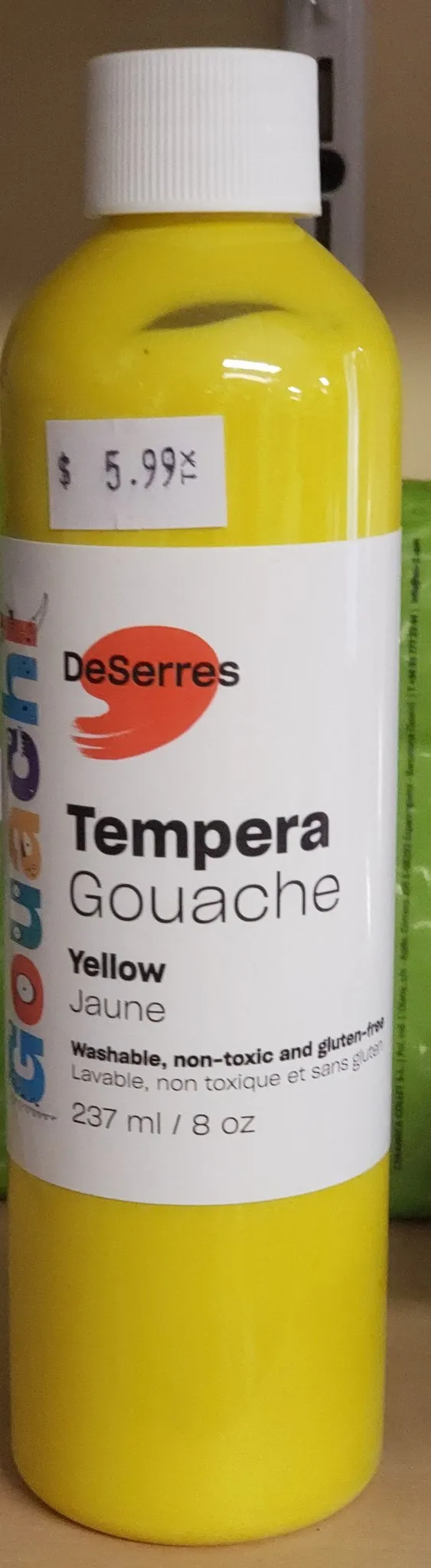 Washable Tempera