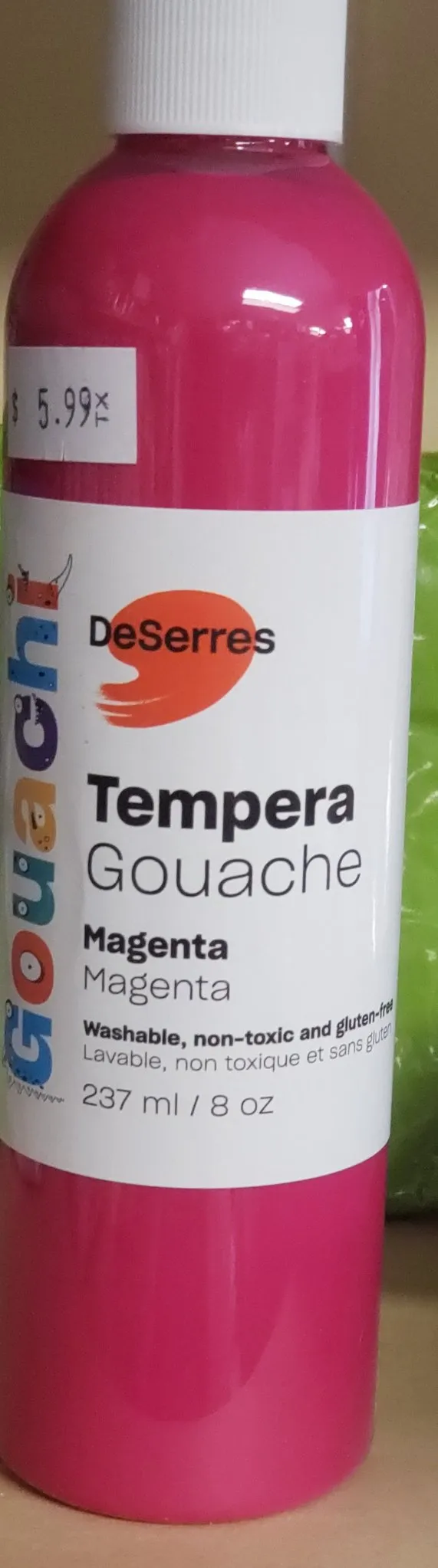 Washable Tempera