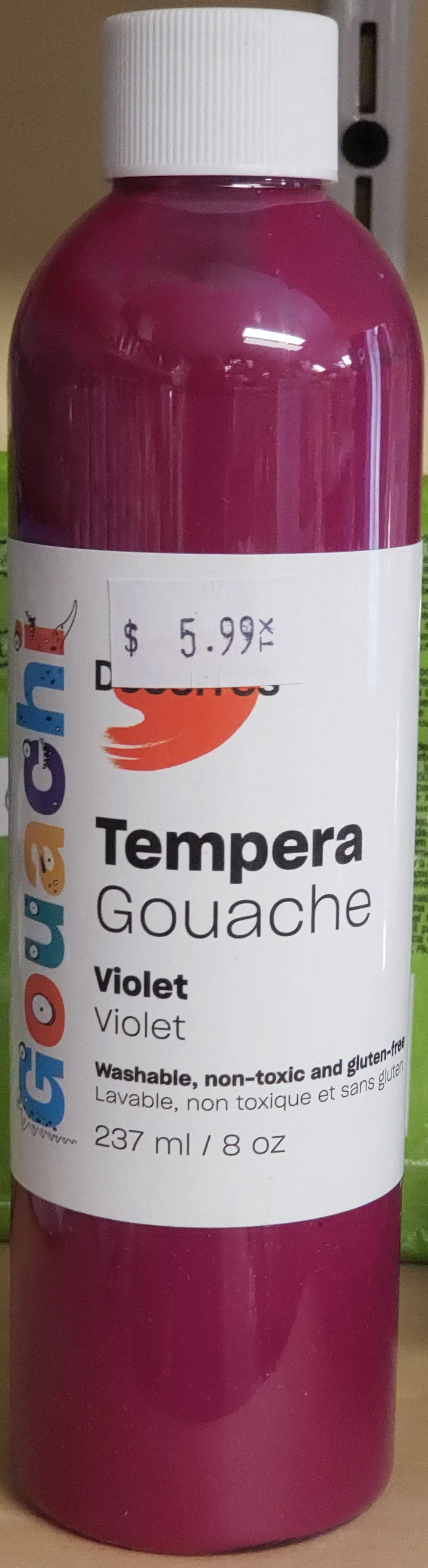 Washable Tempera