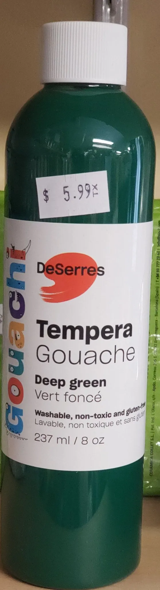 Washable Tempera