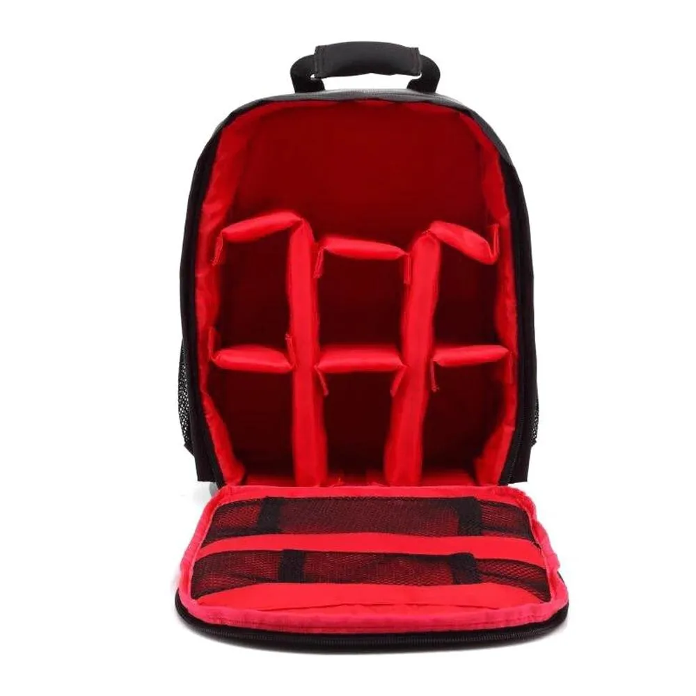 Waterproof Waxed Canvas Camera Backpack Fit 15.6 Inches Laptop