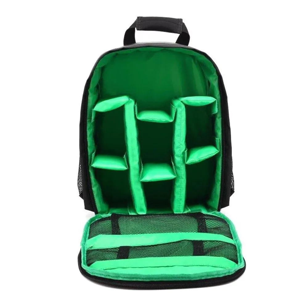Waterproof Waxed Canvas Camera Backpack Fit 15.6 Inches Laptop