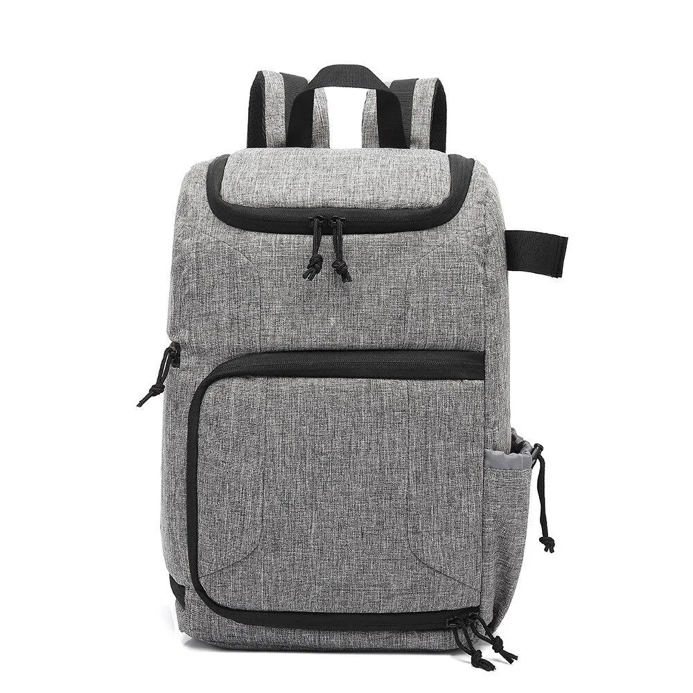 Waterproof Waxed Canvas Camera Backpack Fit 15.6 Inches Laptop