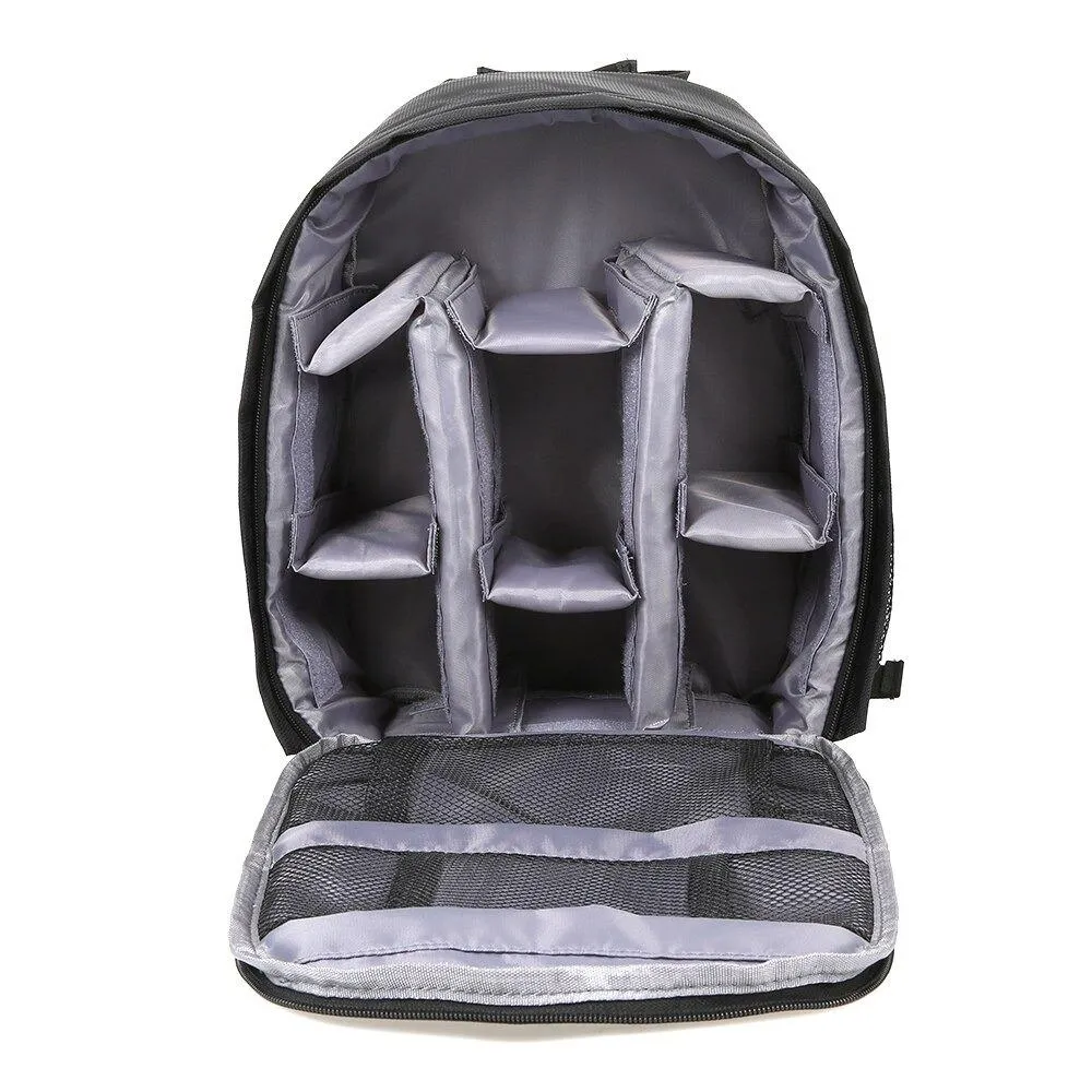 Waterproof Waxed Canvas Camera Backpack Fit 15.6 Inches Laptop