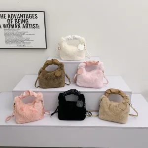 Wholesale Fairy Fluffy Bag Handbag Women's Fashion Shoulder Crossbody Bag Autumn and Winter Fluffy Bag All-match Net Red Envelope Bag