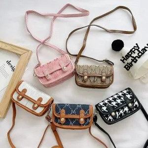 Wholesale PU lattice messenger bag JDC-SD-KR052