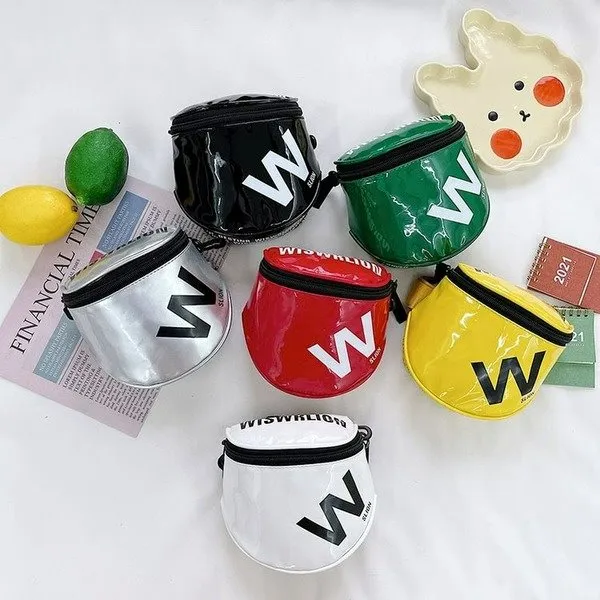 Wholesale PU patent leather letter messenger bag JDC-SD-KR047