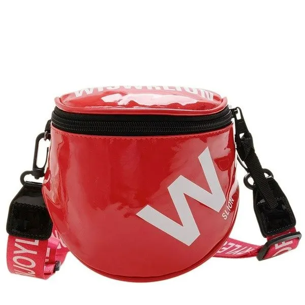 Wholesale PU patent leather letter messenger bag JDC-SD-KR047
