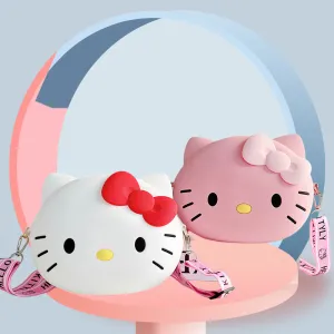 Wholesale  Silicone Bag Cartoon Shoulder Messenger Bag Satchel Children's Coin Purse