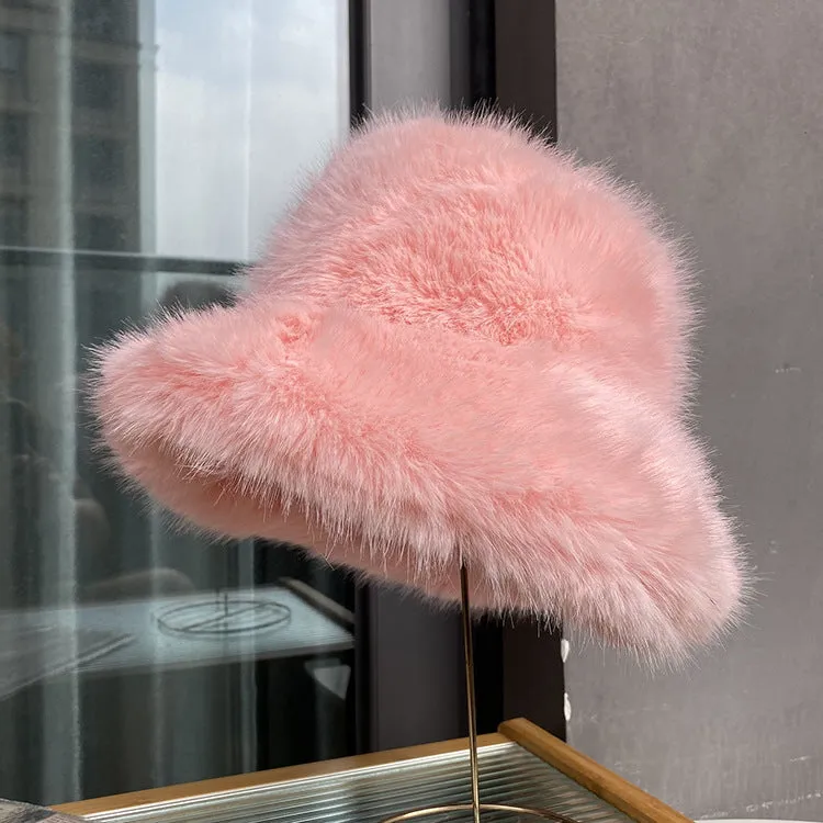 Wild Long Fur Bucket Hats