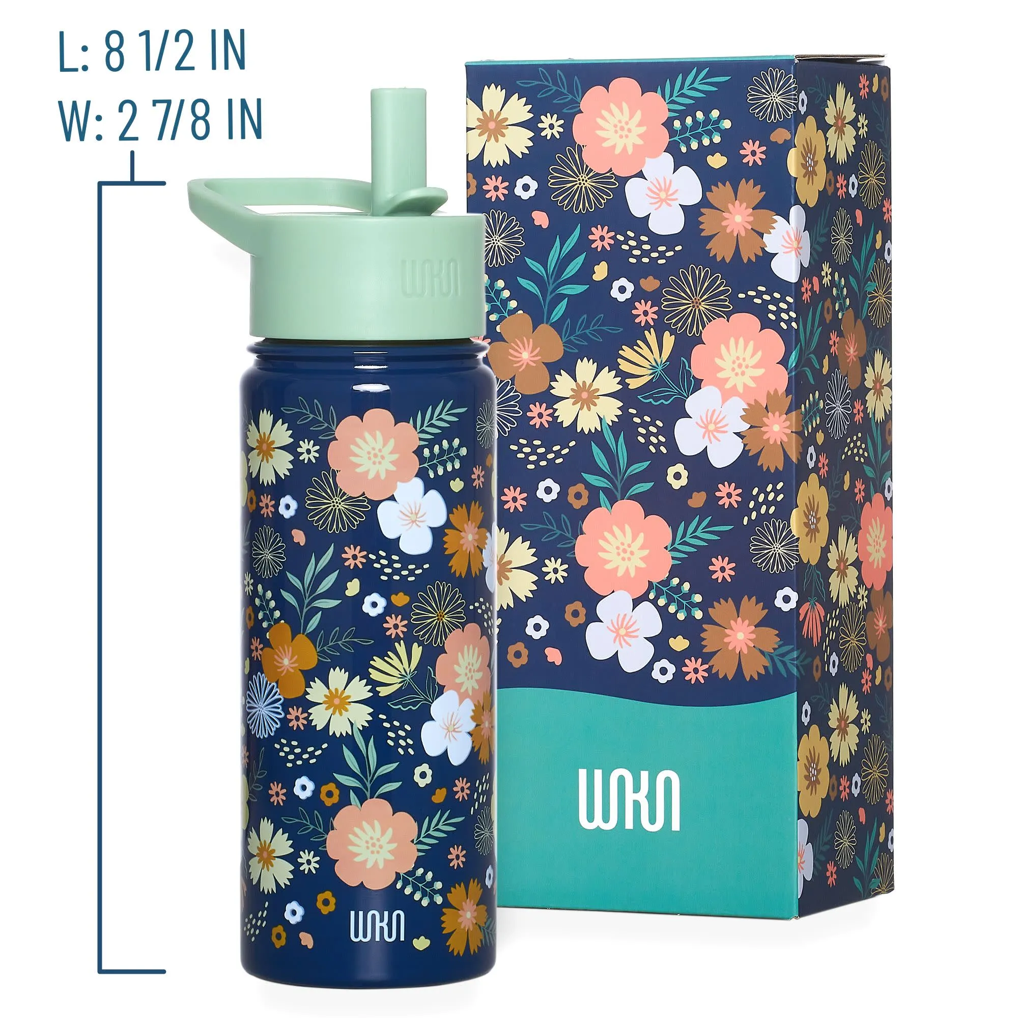 Wildflower Bloom 18 oz Steel Water Bottle