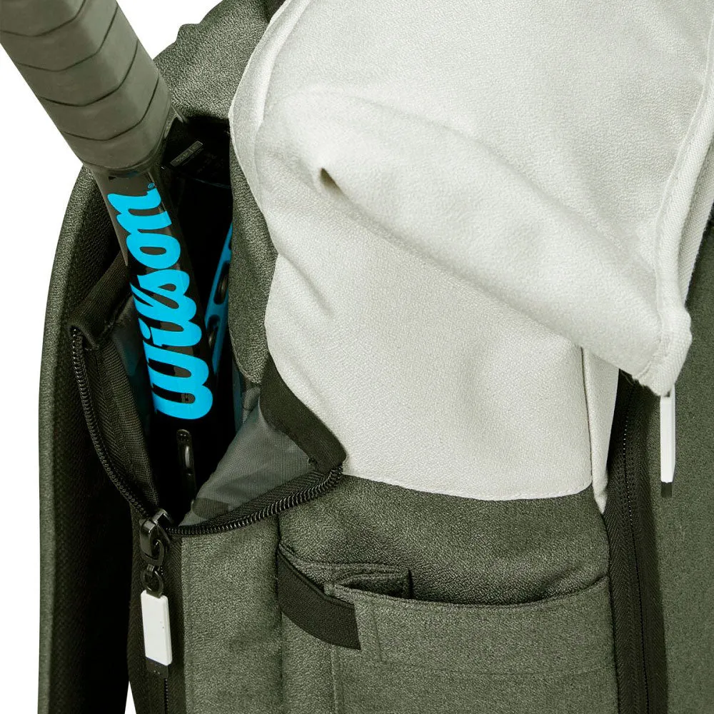 Wilson Women's Backpack Racquet Bag (Cream/Black/Forest)