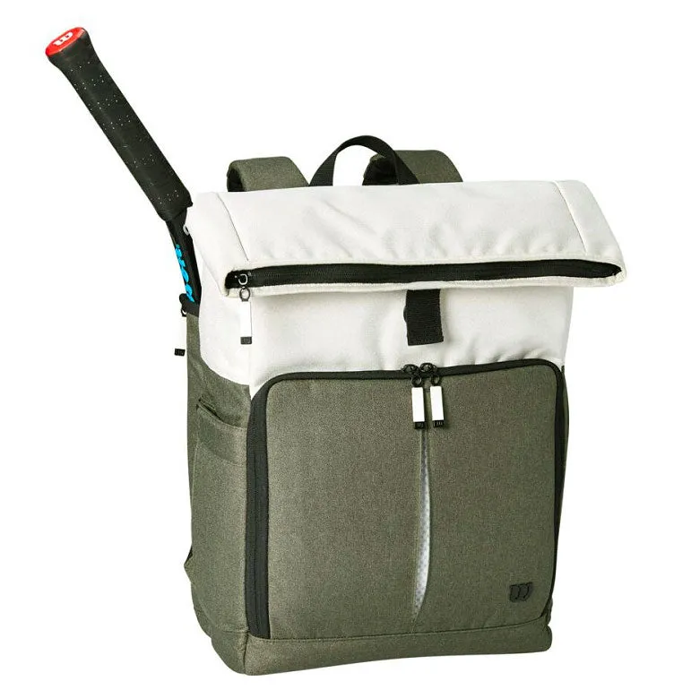 Wilson Women's Backpack Racquet Bag (Cream/Black/Forest)