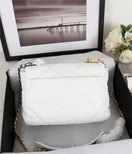 Women Genuine Leather Classic Caviar Bag