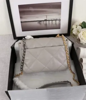 Women Genuine Leather Classic Caviar Bag