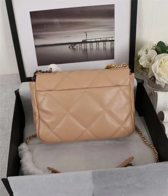 Women Genuine Leather Classic Caviar Bag