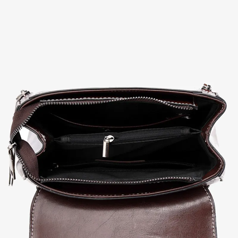 Women's Top Grain Leather Backpack Stylish Leather Rucksack Women Leather Travel Backpack Fashion City Backpack