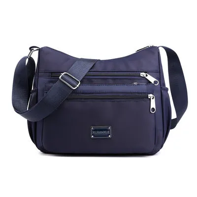 Women's Waterproof Nylon Cloth Mother Business Collect Crossbody Bags
