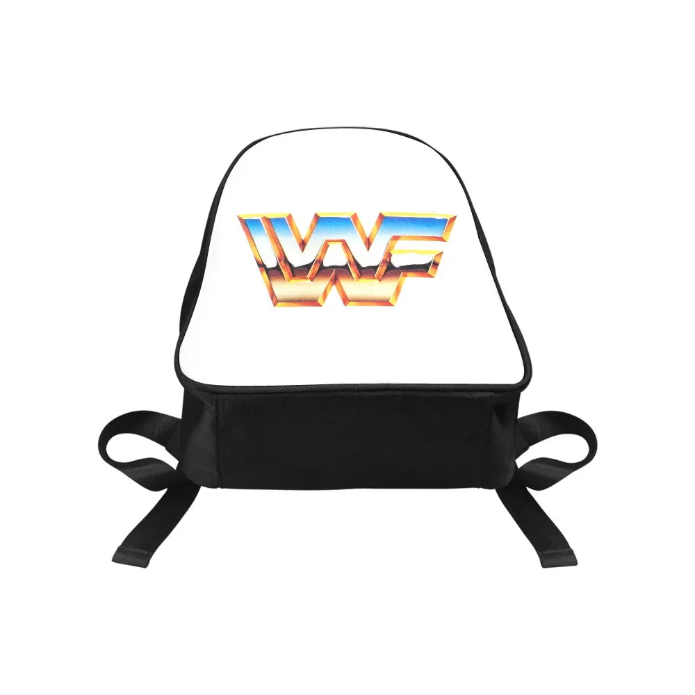 WWF World Wrestling Federation Logo Canvas Backpack