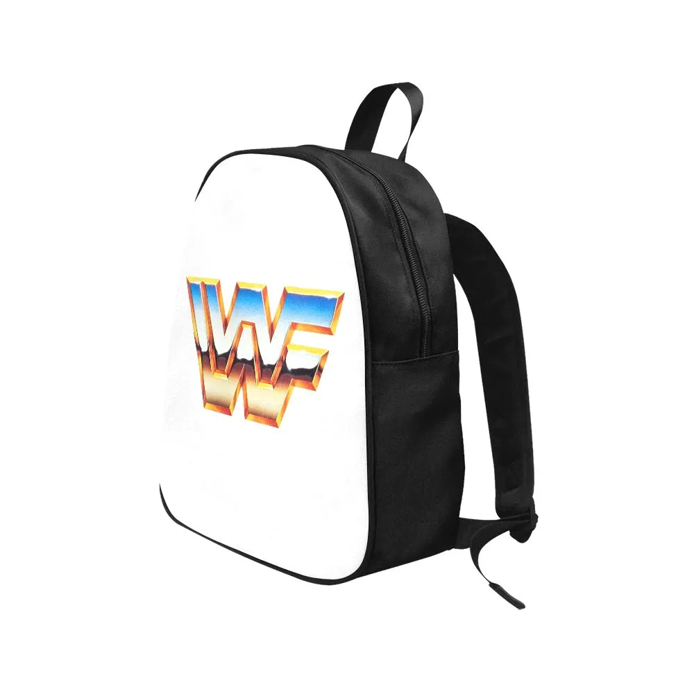 WWF World Wrestling Federation Logo Canvas Backpack