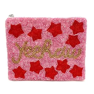 Yeehaw Beaded Pouch