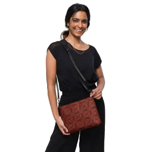 Zebra Love™ More Brown than Red Crossbody bag