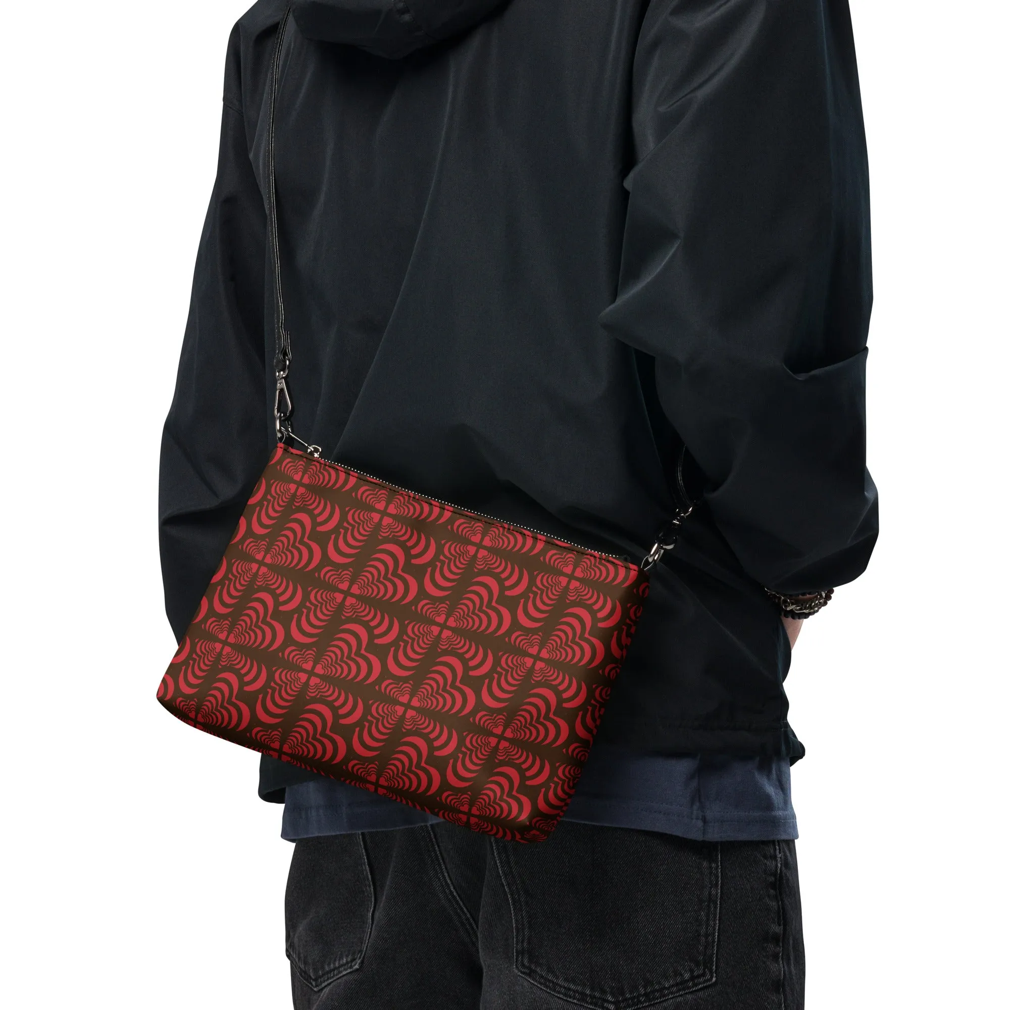 Zebra Love™ More Brown than Red Crossbody bag
