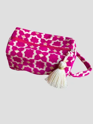 Zellig Clutch in Pink