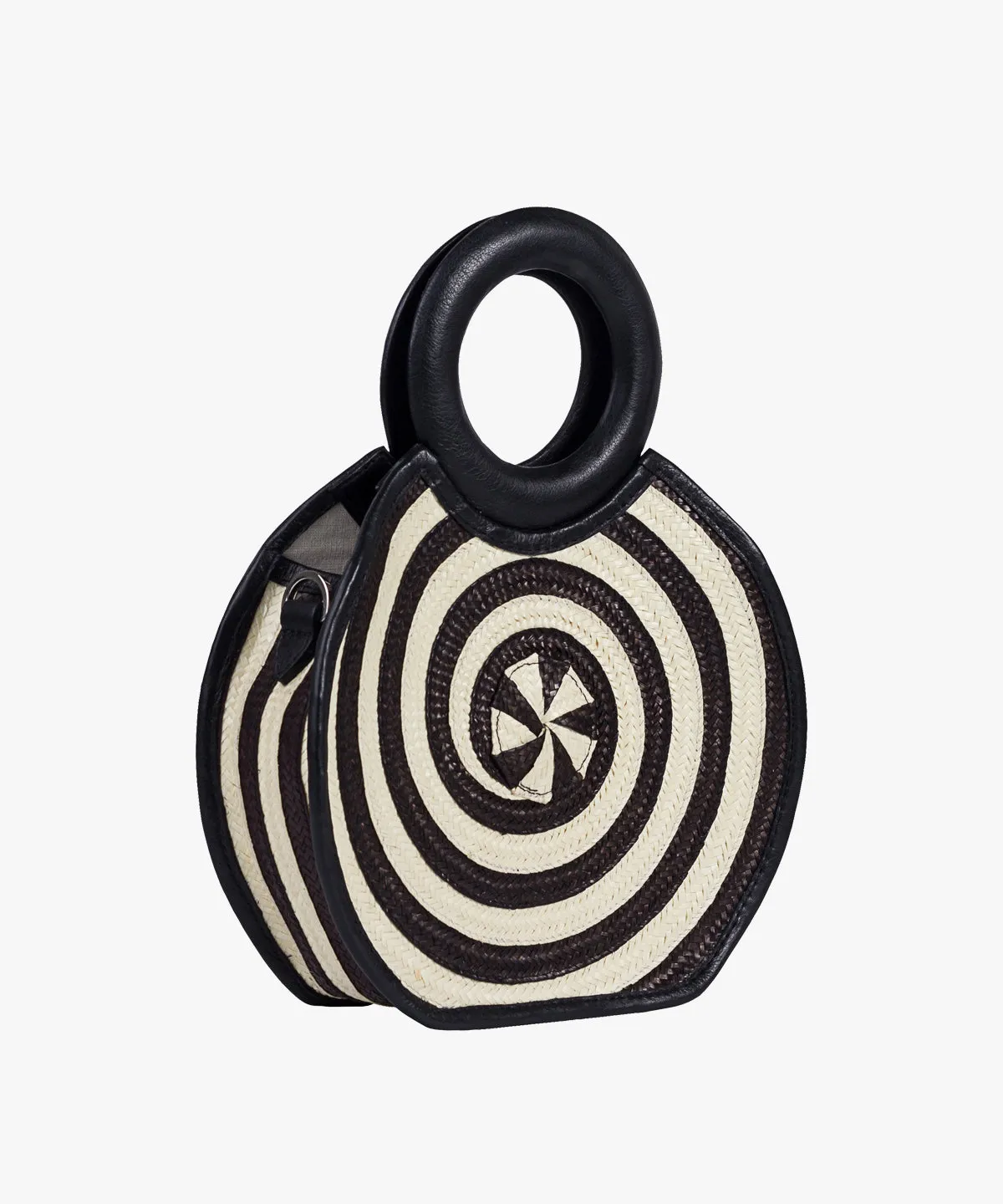 Zenú Mini in Raffia and Leather