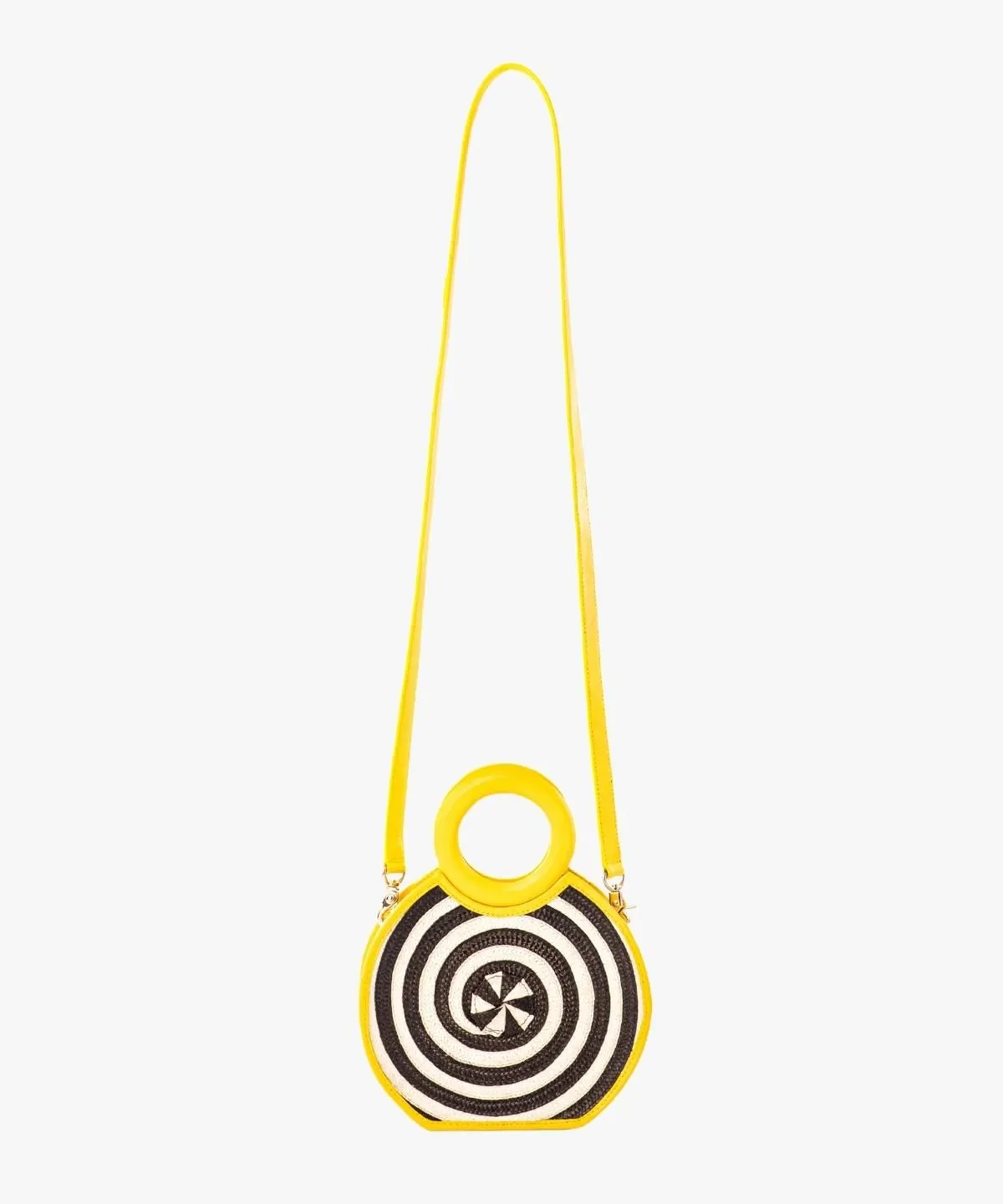 Zenú Mini in Raffia and Leather