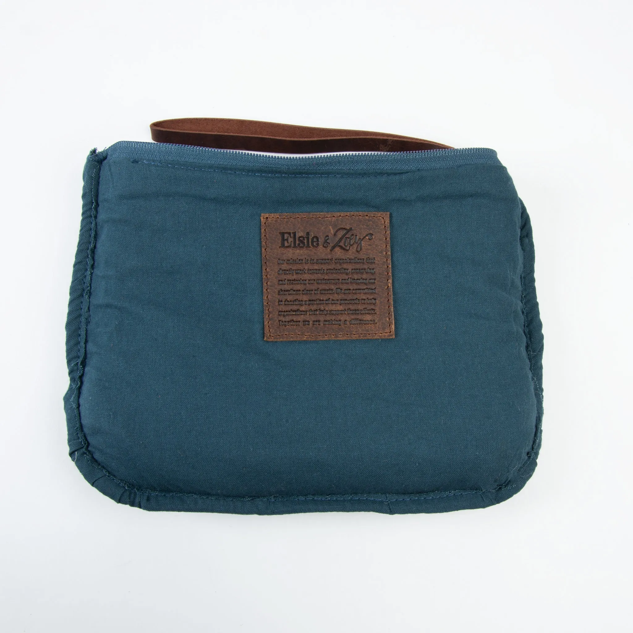 Zyla Jute Leather Handle Clutch